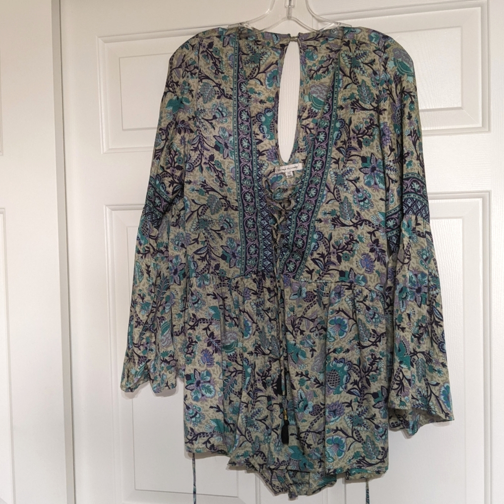 Karma Highway One Size Long Bell Sleeved Romper